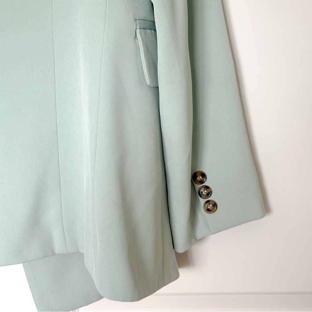 Bacio Mint Green Blazer – Pastel Workwear & Spring Layering Jacket - Picture 12 of 13